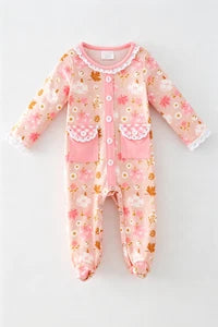 Adorable Pink Baby Romper