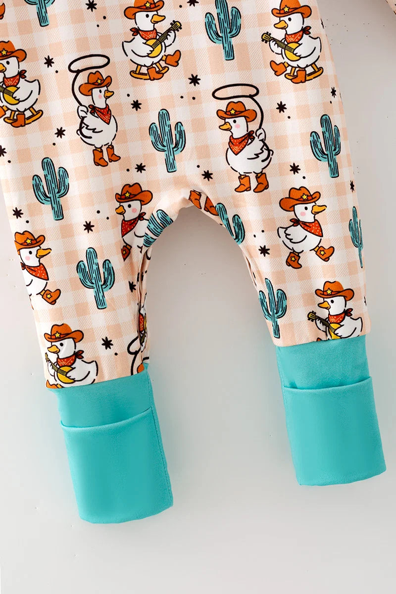 Duck Western Baby Romper