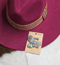 Silver-Tone Multicolor Faux Stone 3-Piece Western Hat Clip Set
