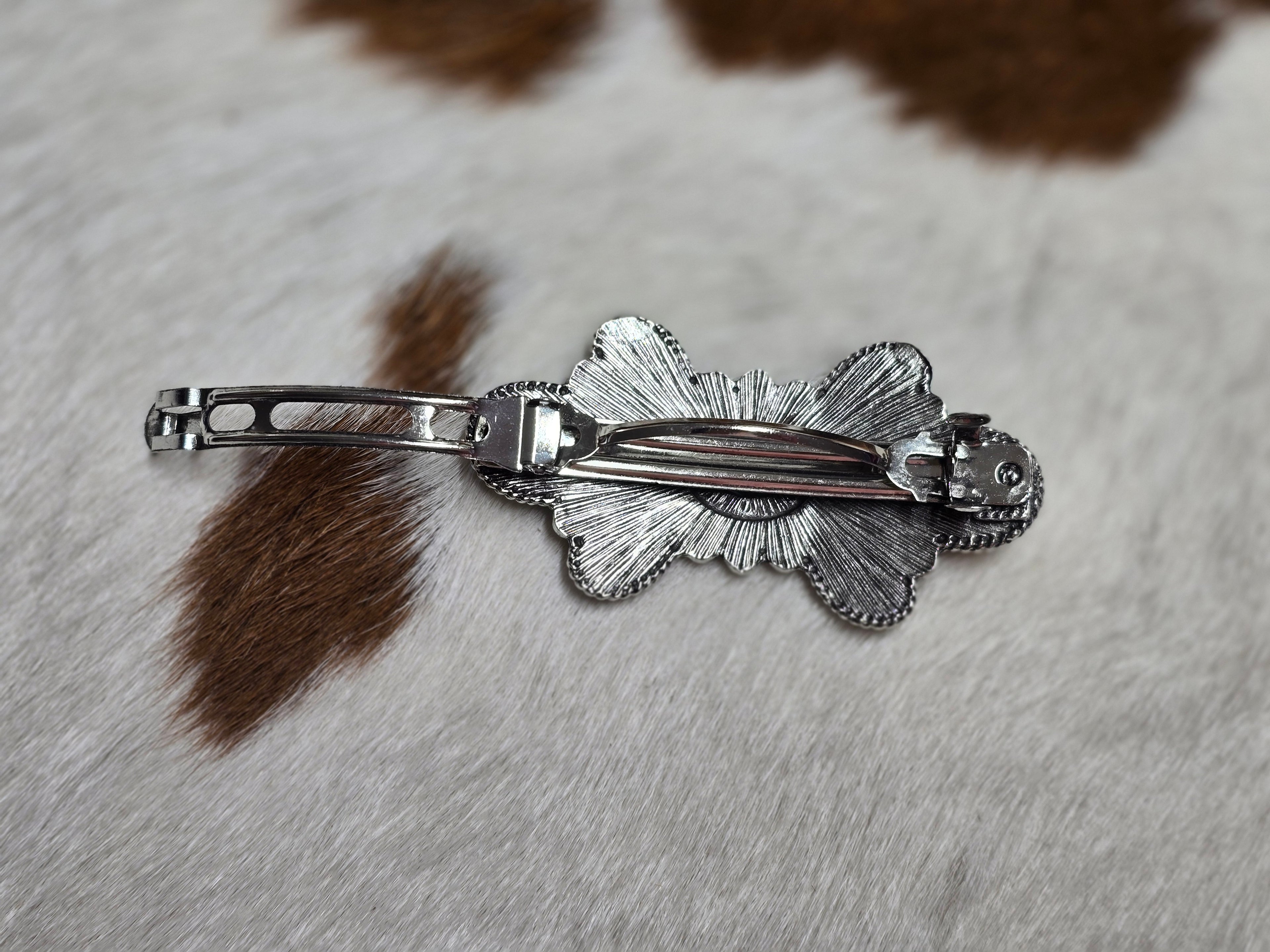 Faux Turquoise Barrette