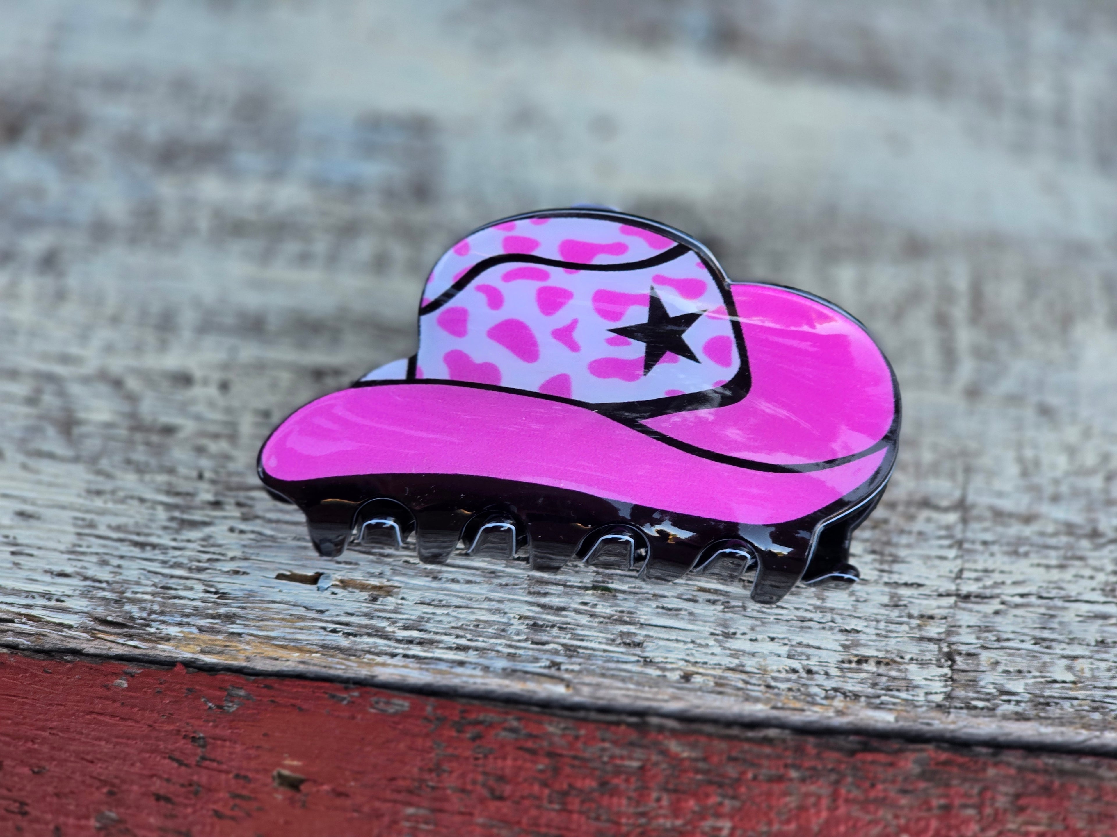 Western Cowboy Hat Hair Clips