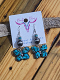Turquoise Butterfly Dangle Earrings