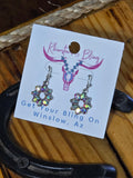 Bling Small Flower Earrings