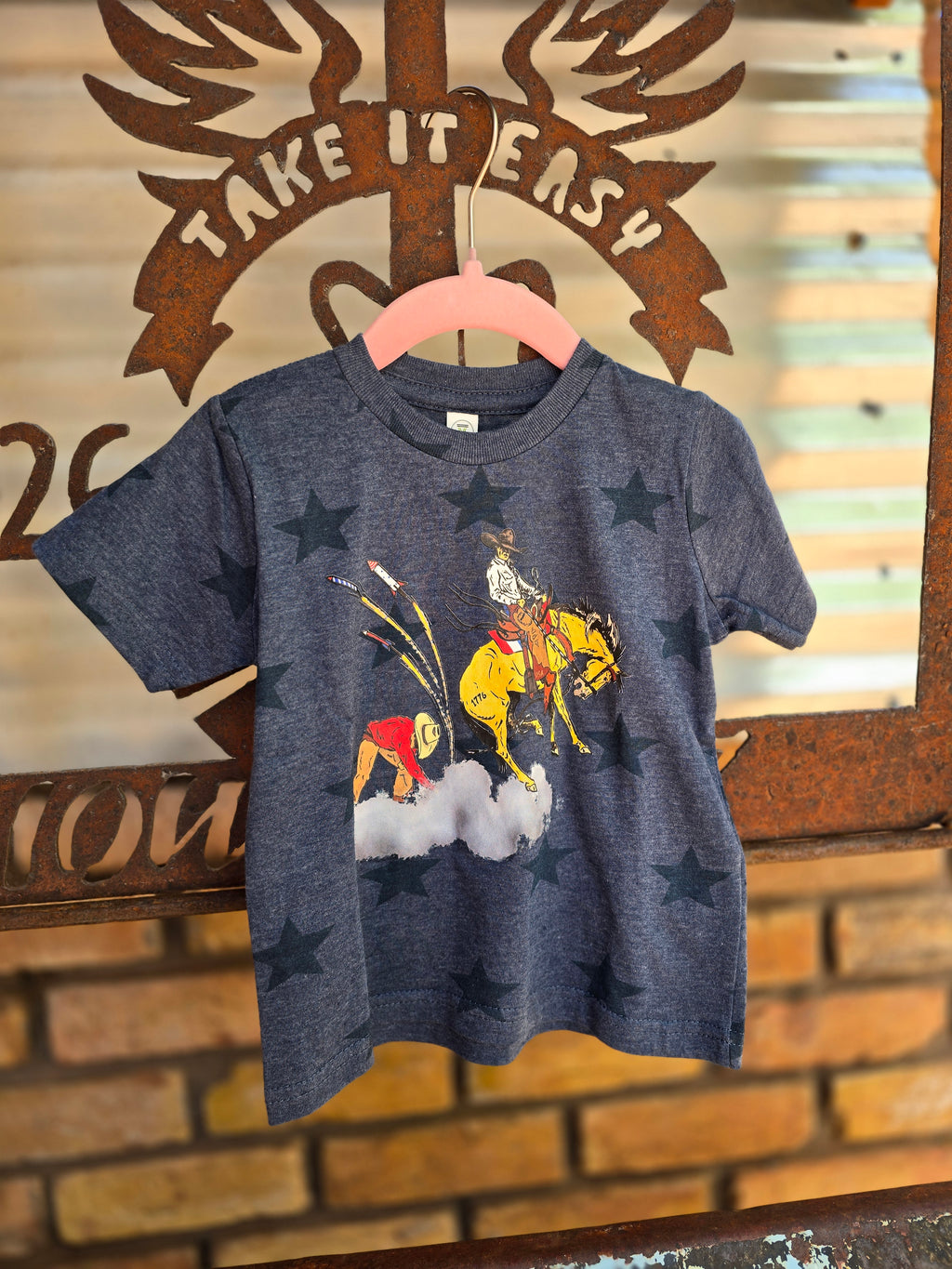 Bold Stripes And Bright Stars Kids Tee