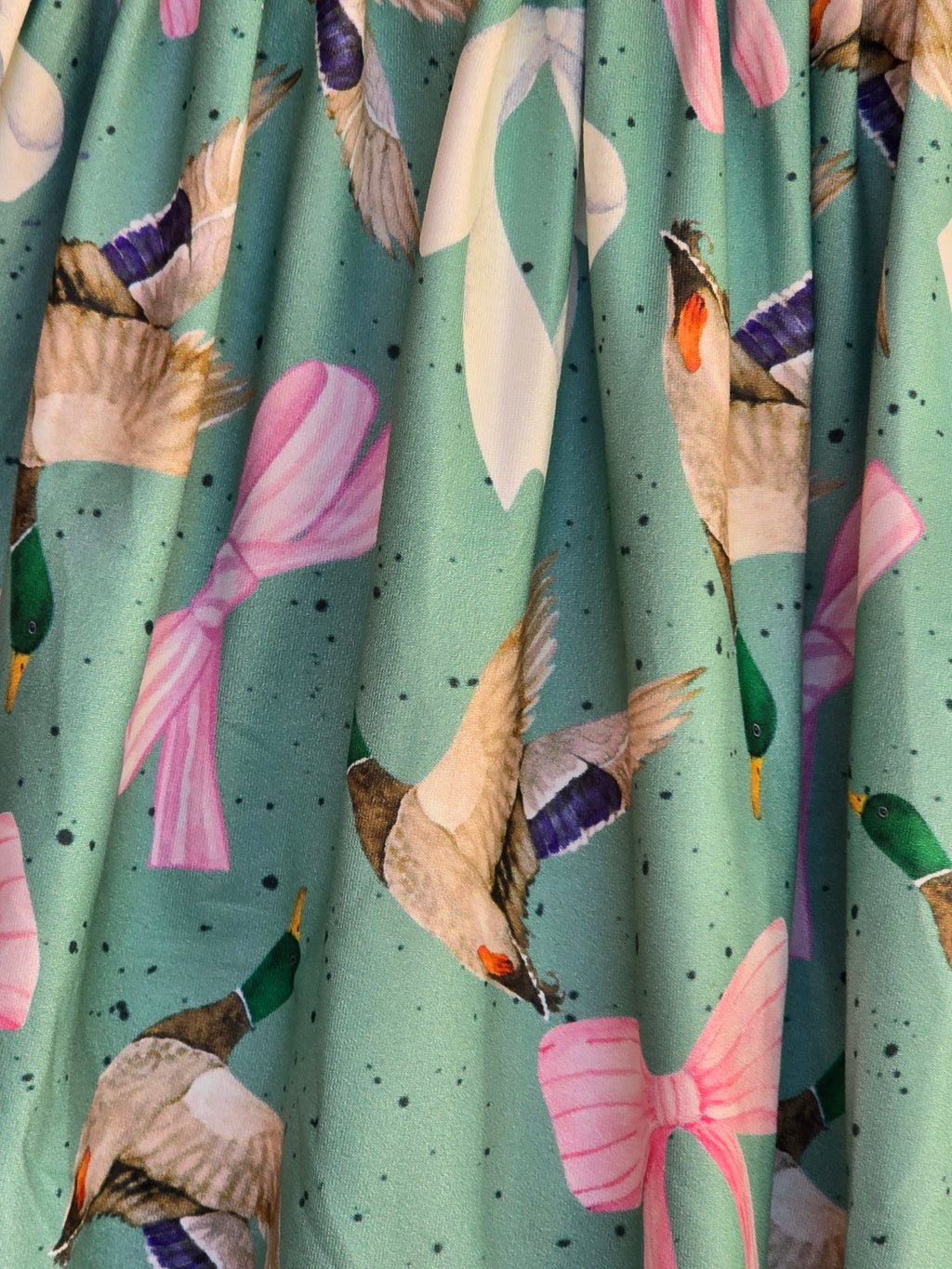 Pink Mallard Duck Romper Dress
