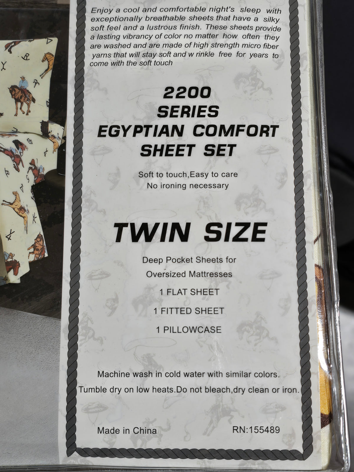 Western 2200 Egyptian Comfort Sheet Set