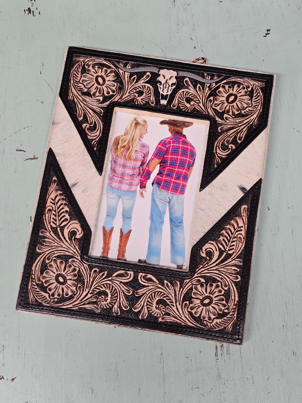 Western Floral Picture Frame