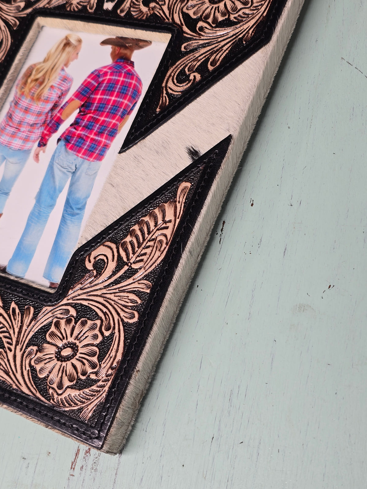 Western Floral Picture Frame