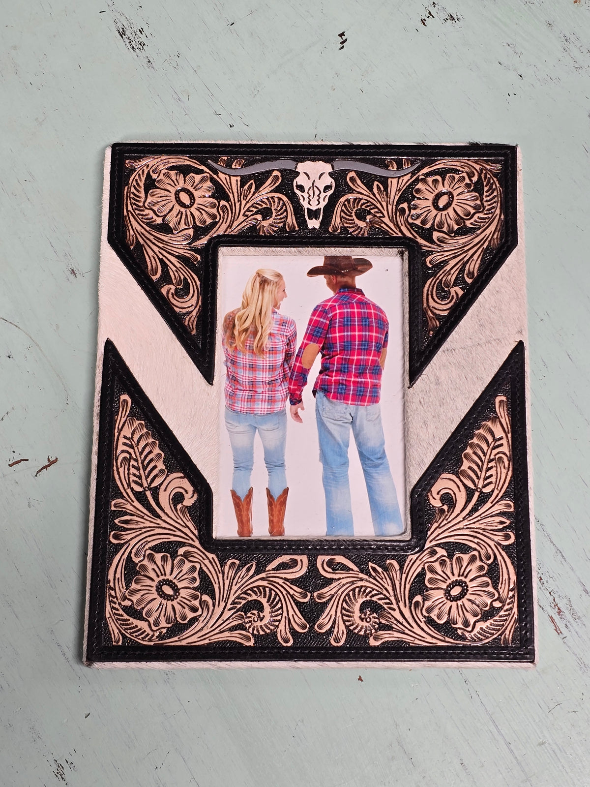 Western Floral Picture Frame