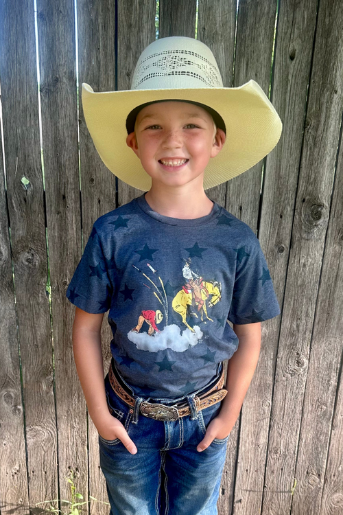 Bold Stripes And Bright Stars Kids Tee