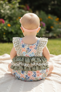 Floral Ruffle Romper