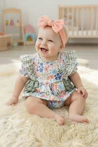 Floral Ruffle Romper