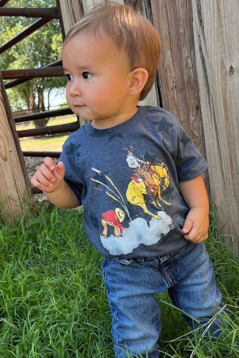 Bold Stripes And Bright Stars Kids Tee