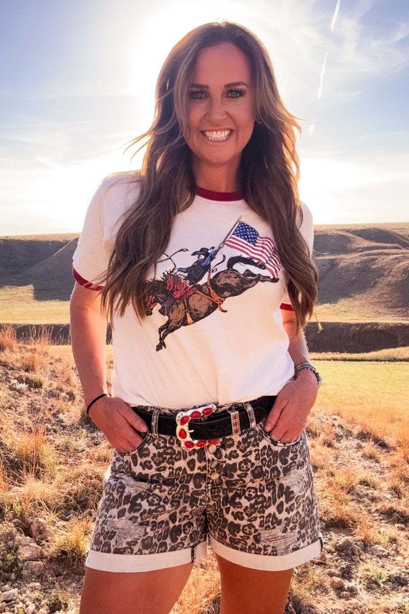 Dust And Glory Ringer Tee