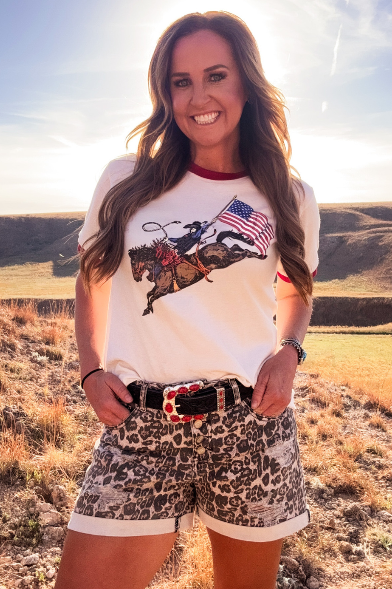 Dust And Glory Ringer Tee