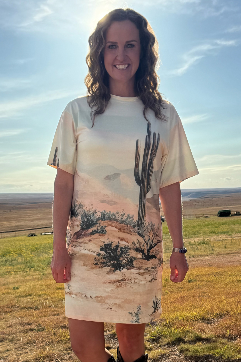 Canyon Sands T-Shirt Dress